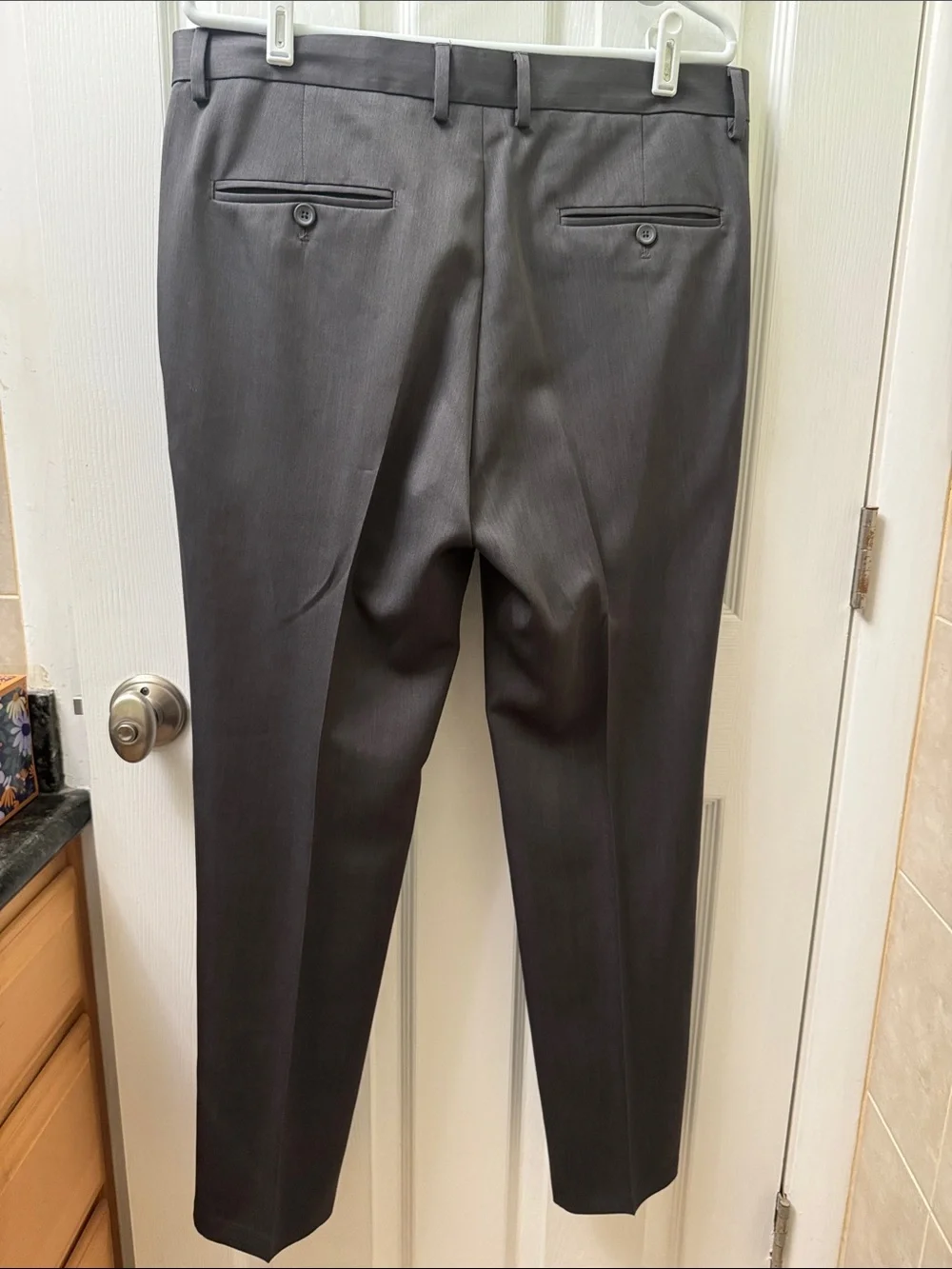 Kenneth Cole Reaction Men's Dress Pants - Charcoal slim fit 33x30